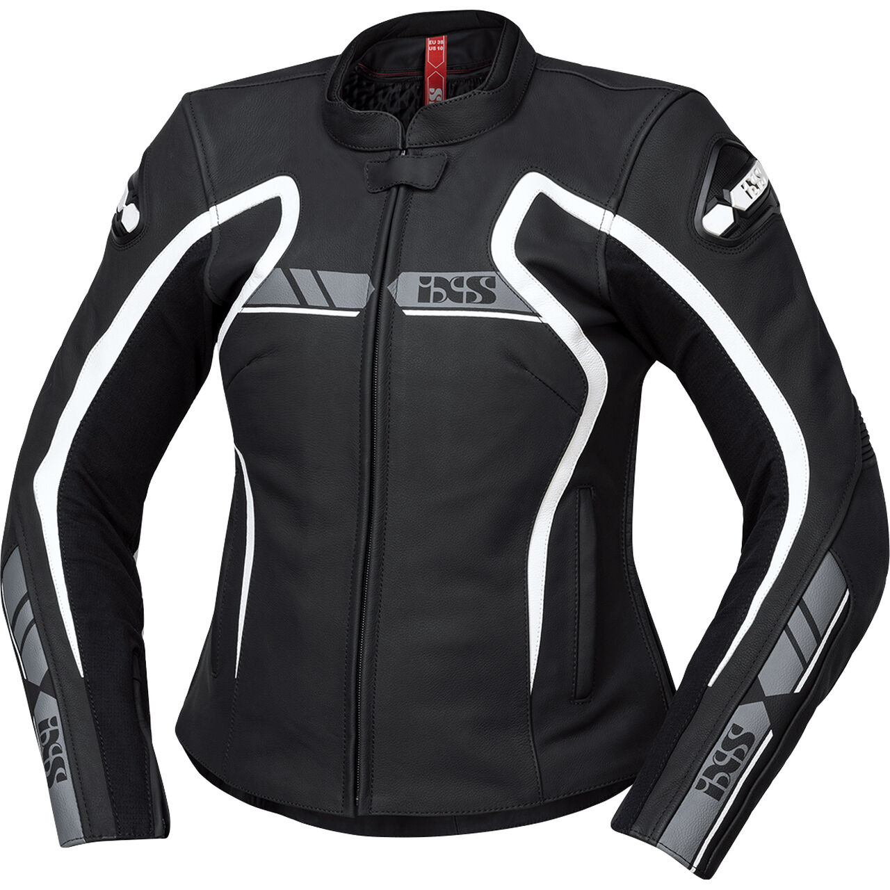 Black White IXS Torres Motorcycle Textile Jacket